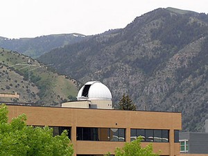 Utah State University's Observatory atop the SER building