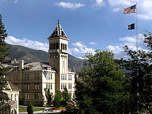Old Main building at Utah State University