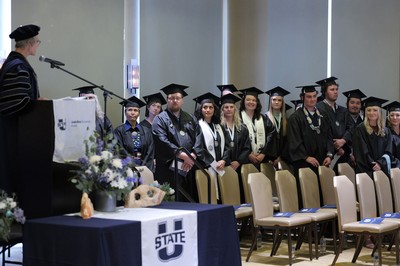 A graduation ceremony.