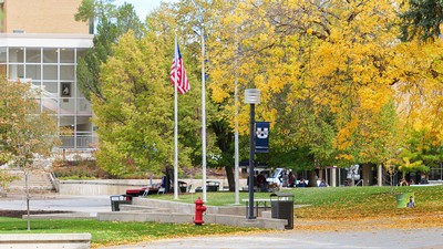 USU Logan campus in fall.