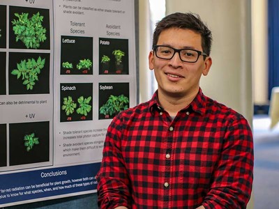 Paul Kusuma investigates strategies for growing plants with artificial lighting.