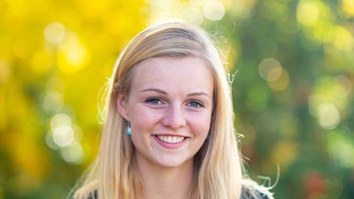 Anna Paulding, a senior in the Geosciences department