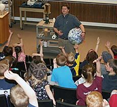 USU teaching laboratory supervisor and demonstration specialist James Coburn