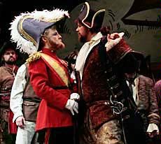 The Major General and the Pirate King from USU's The Pirates of Penzance