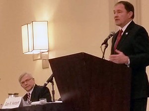 Utah Gov. Gary R. Herbert speaking at the Sagebrush Ecosystem Conference