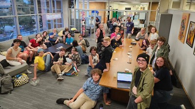People playing board games and card games.
