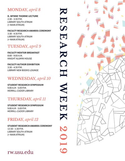 Research Week 2019 Schedule