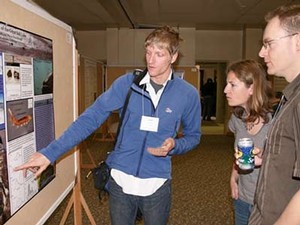 a poster session at a Restoring the West conference