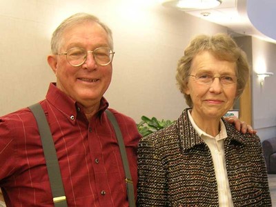 USU Emeritus Professor Richard Olsen and his wife, LiVina