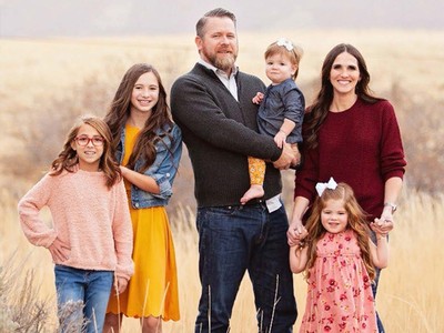Sarah Wilcox and her family.