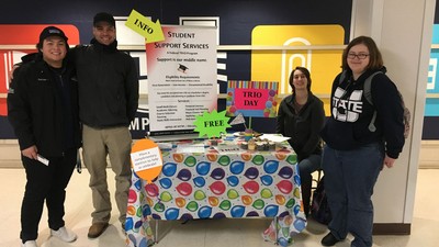 USU TRIO SSS students gather in the Taggart Student Center.