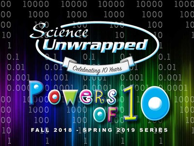 Science Unwrapped ‘Powers of 10’ logo