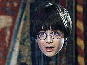 Harry Potter from a movie scene