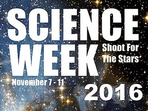 USU College of Science Week 2016, 'Shoot for the Stars' graphic illustration