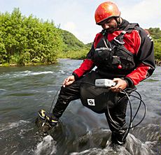 USU researcher Jeffrey Hazboun collecting samples in Siberia
