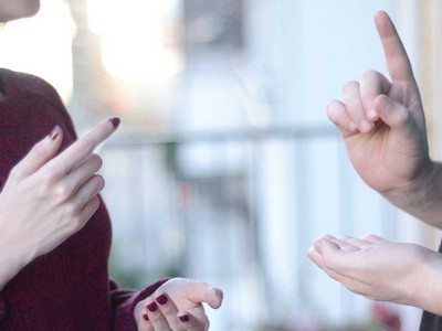 hands using ASL