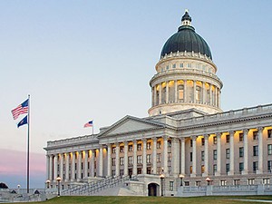 the Utah State Capitol building