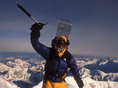 Stephen Koch, snowboard mountaineer