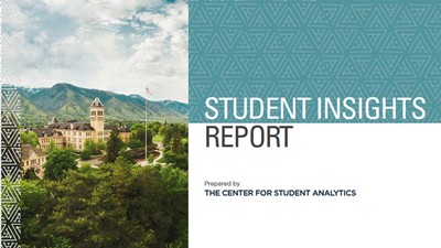 Student Insights Report cover.