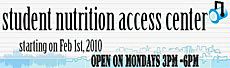 USU Student Nutrition Access Center illustration
