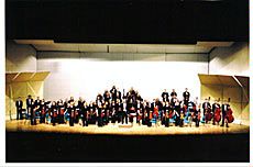 USU's Symphony Orchestra on stage