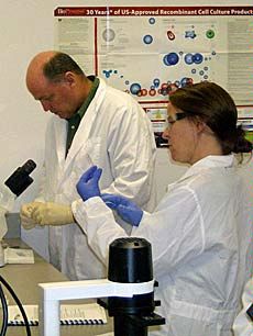 Utah Science Teacher Symposium participants in the lab