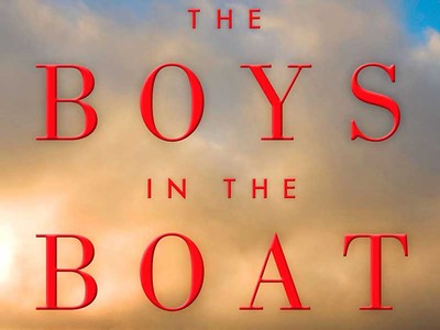 “The Boys in the Boat” book cover.