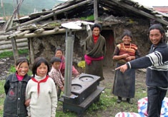 The USU team with stove 