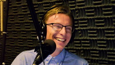 USU student Timothy Light hosts the podcast, DEBUNKED.