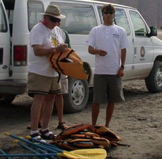 Todd Murdoch explains canoeing safety features