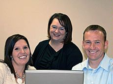 Sharyn Bradfield, Megan Maples and Ryan Merrill