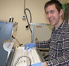 USU Undergraduate Research Fellow Ben Pound