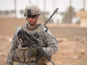 A U.S. soldier