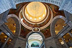the rotunda of the Utah State Capitol building