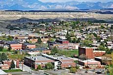 view of the USU Eastern Price campus