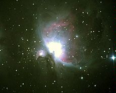 photo of the Orion Nebula
