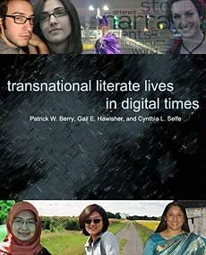 illustration of the digital book ‘Transnational Literate Lives in Digital Times’