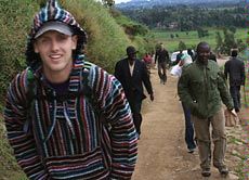 Coy Wittier in Rwanda