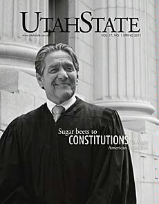Cover of Utah State magazine, spring 2011