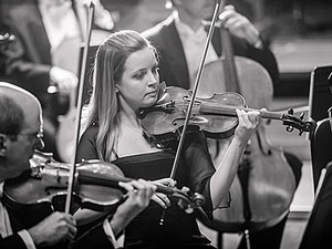 a member of the Utah Symphony Chamber Orchestra
