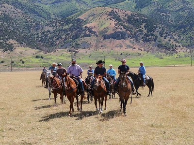 participants of the program ride horses
