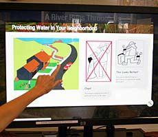 the interactive display monitor