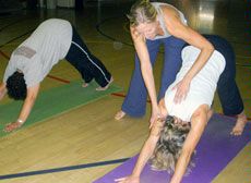 gentle yoga class with Emily Perry
