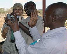 USU faculty member Adam Beh in Kenya