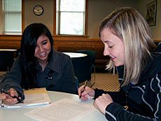 USU Writing Fellows program, Kayla Thomas, Kate Peterson