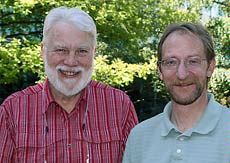 USU's Edmund “Butch” Brodie, Jr., left, and Mike Pfrender