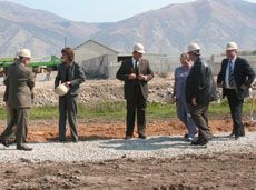 officals breaking ground