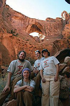 Utah Conservation Corps members, 2009 Moab project crew