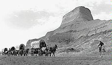 Oregon trail re-enactment