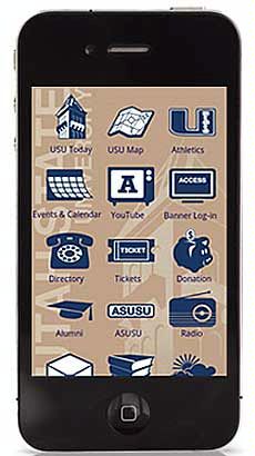 USU app, iPhone illustration